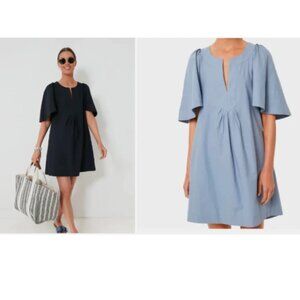 Lot of 2 Pomander Place Short Dresses Blue Vneck Flutter Sleeve Tuckernuck Prep
